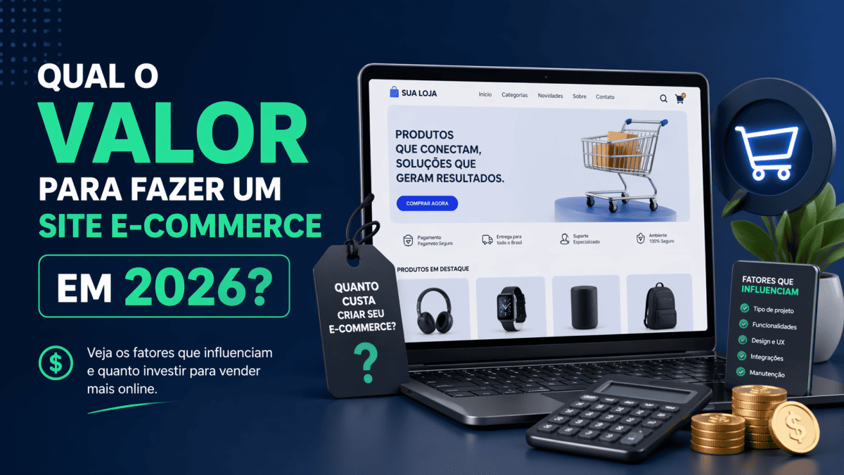 Qual o valor para fazer um site e-commerce em 2026